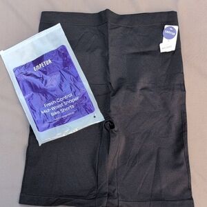 Empetua Black Mid-Waist Shaper Bike Shorts